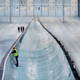 Illustration for article titled The World's Biggest Wind Turbine Blades Are So Long Their Tips Spin at 180 MPH
